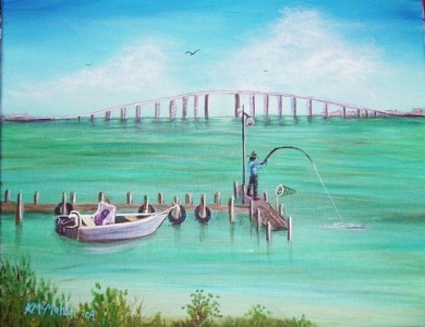 fishing on Laguna Madre