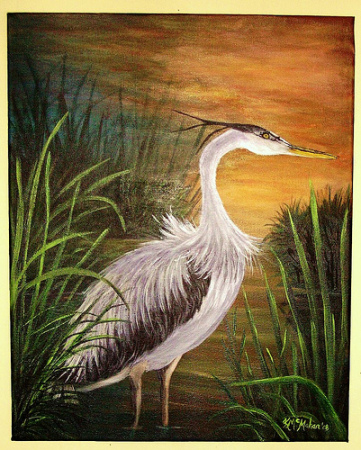 blue heron